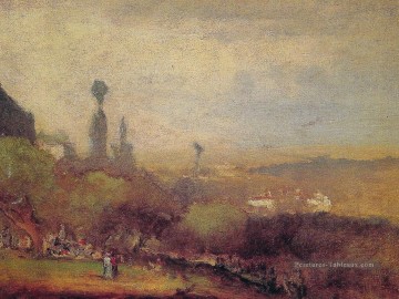 Monte Lucia Perugia paysage Tonaliste George Inness Peinture à l'huile